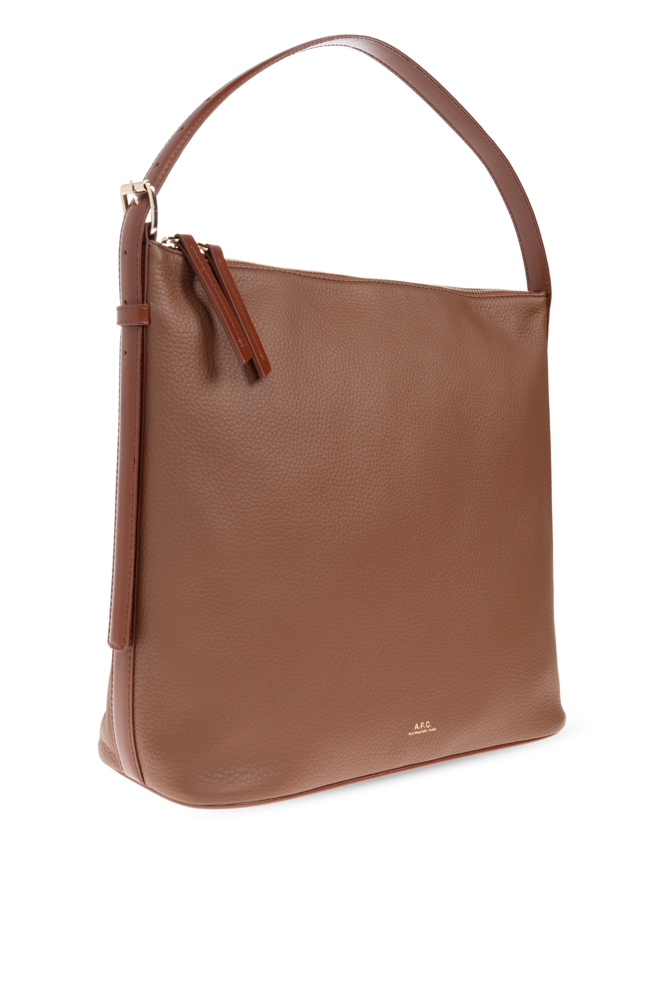 トートバッグ A.P.C. Brown Leather Vera Shoulder Bag A.P.C. Brown Leather Vera Shoulder Bag | italist